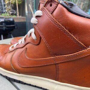 Collectors Nike dunk high premium “curry”